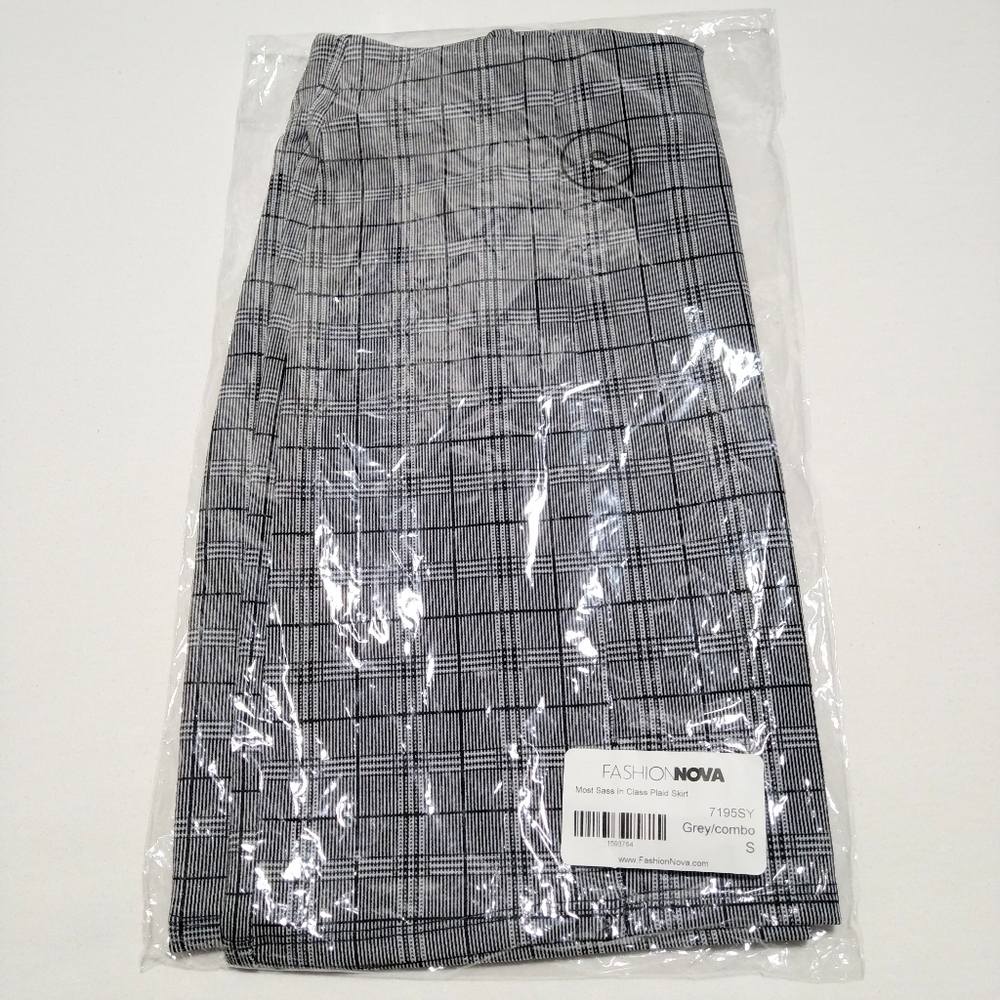 🆕 NWOT Most Sass In Class Plaid Skirt - Picture 3 of 3